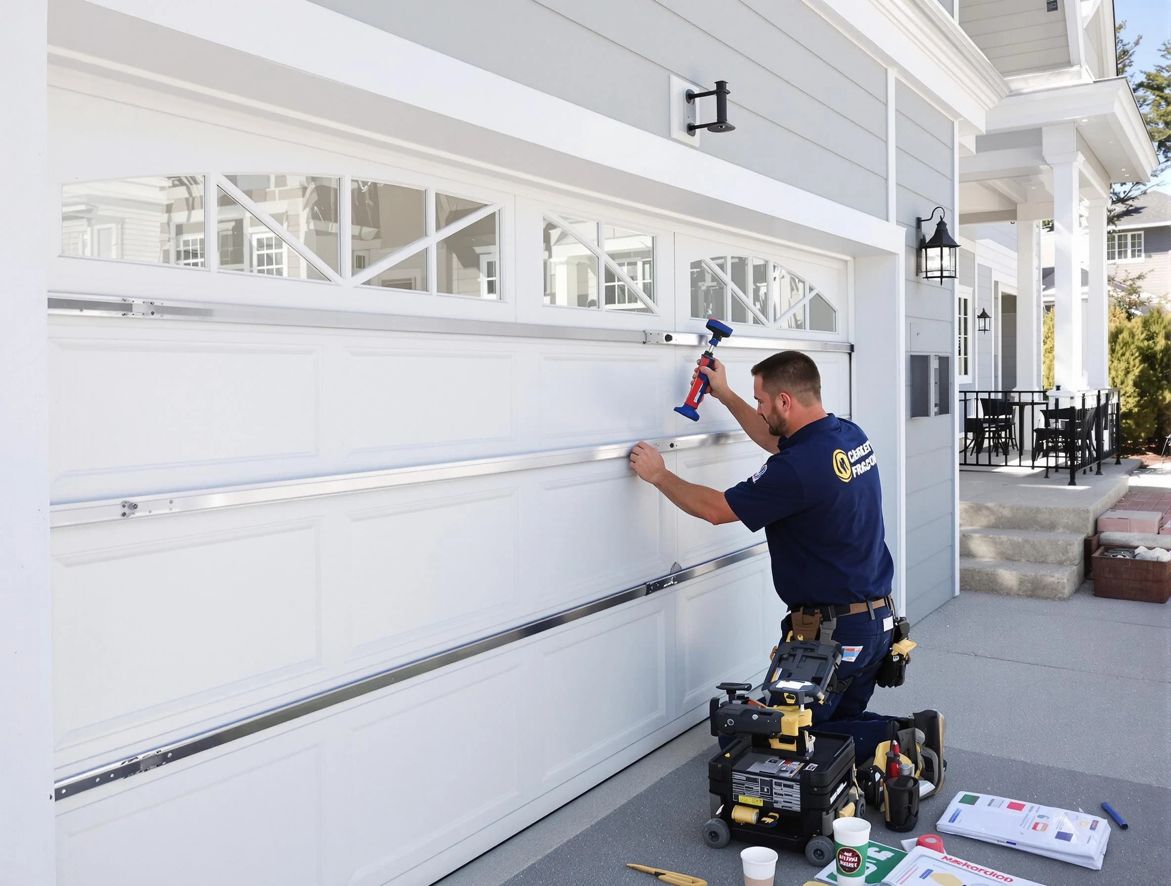 Professional garage door installation by Plum Garage Door Repair in Plum