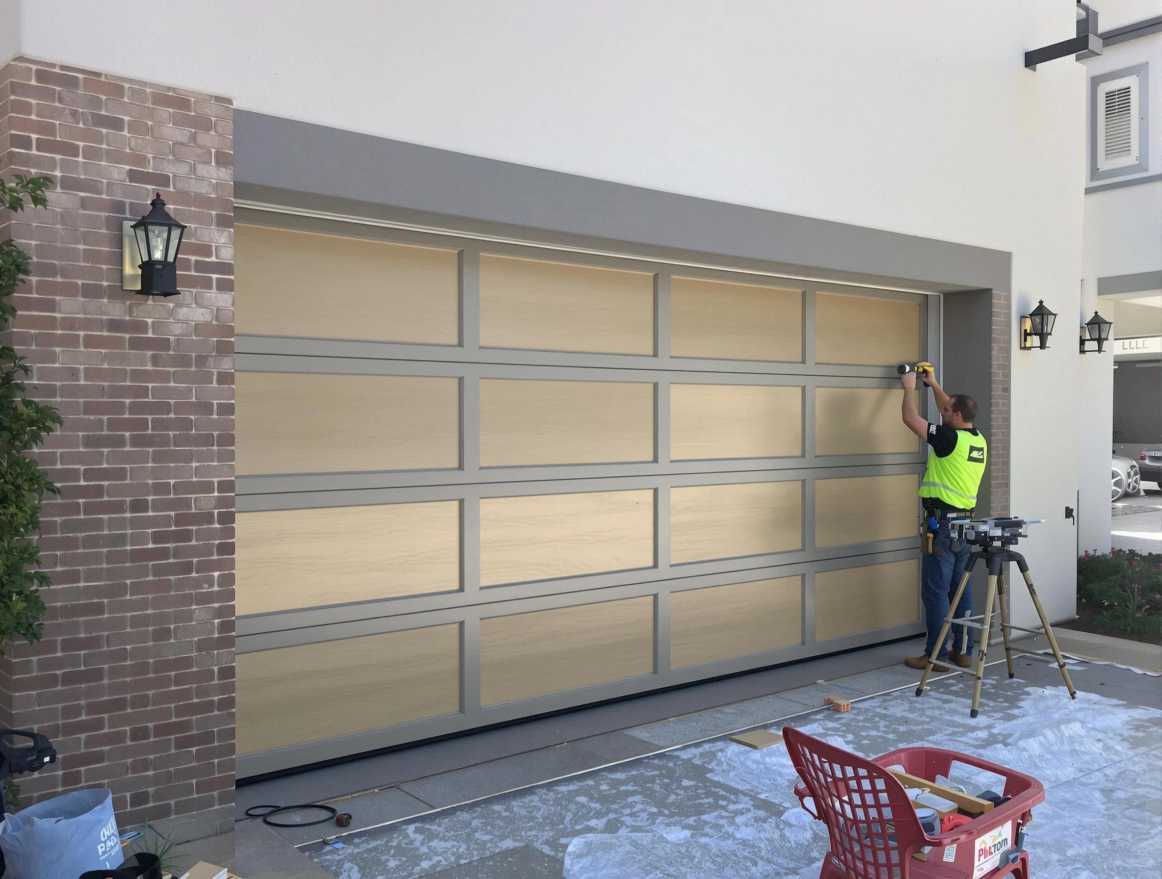 Garage door replacement service by Plum Garage Door Repair in Plum