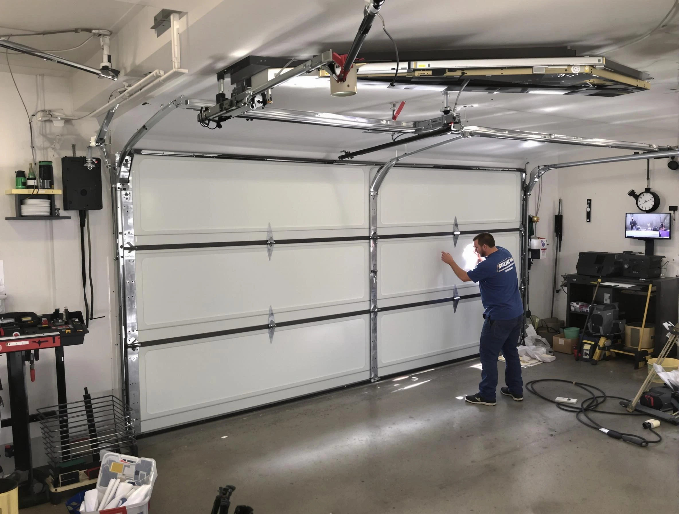 Professional garage door repair service by Plum Garage Door Repair in Plum