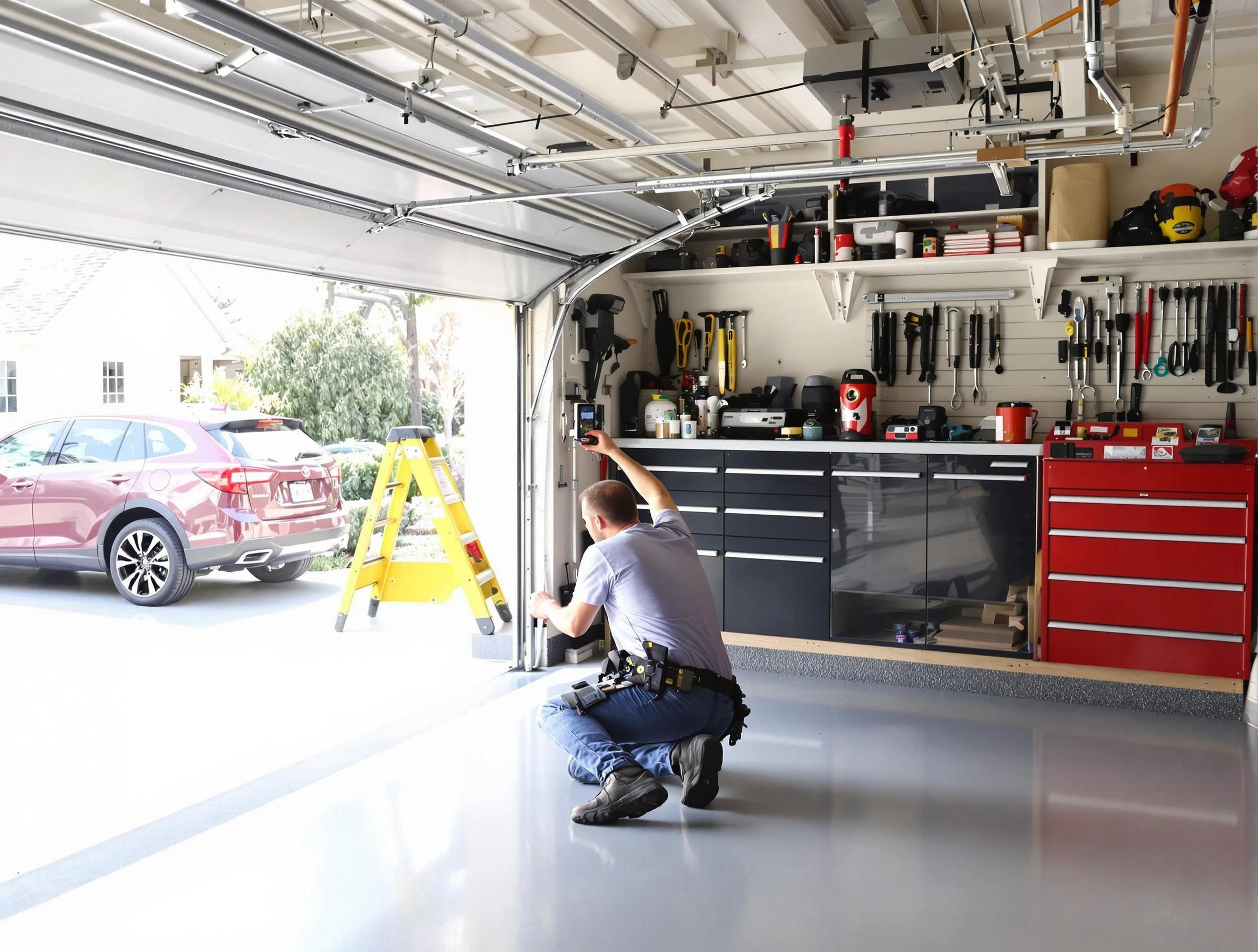 Local garage door repair service by Plum Garage Door Repair in Plum