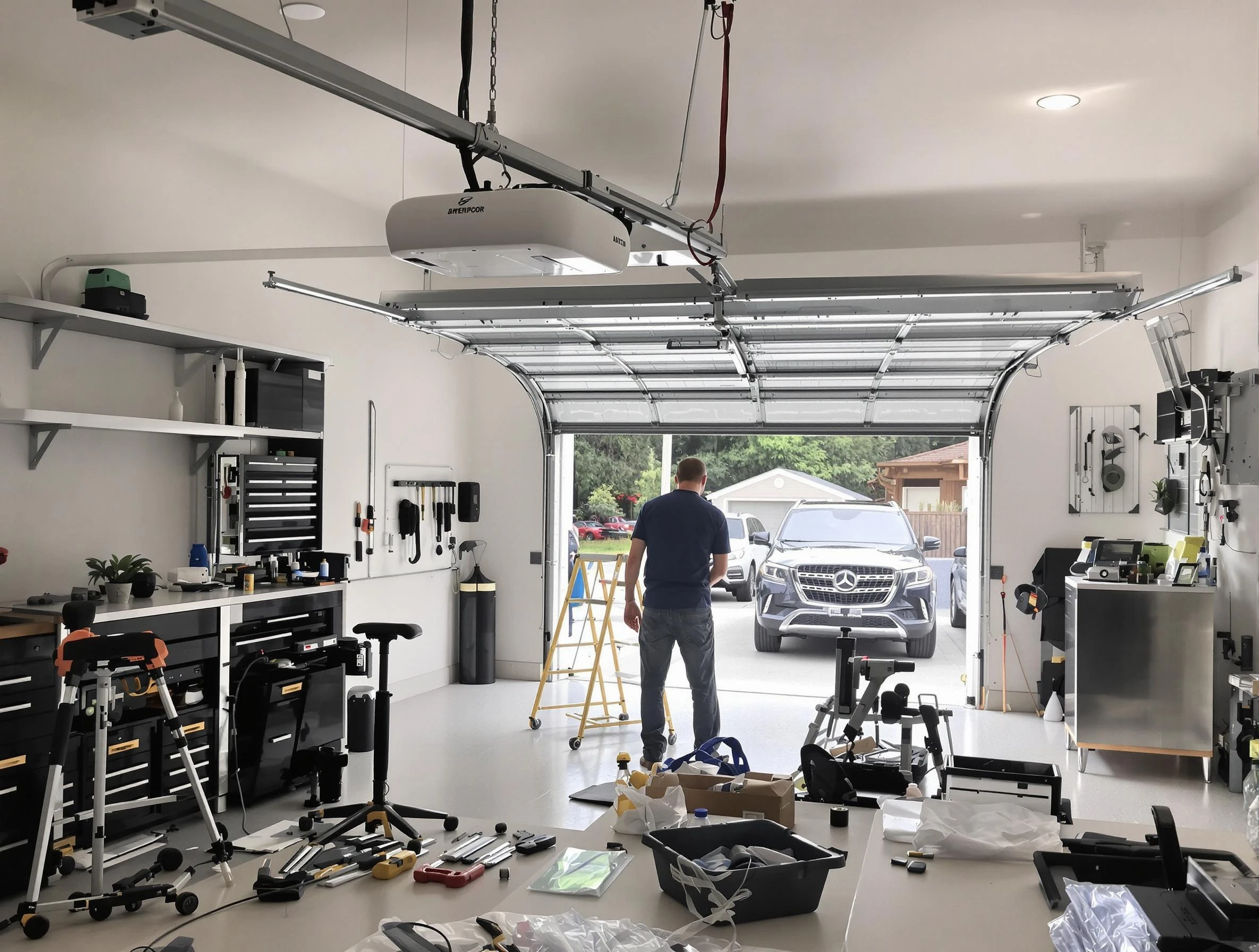 Garage door opener installation by Plum Garage Door Repair in Plum
